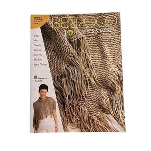 Berroco Peruvia Knitting Pattern Book #225 Lightweight Poncho Sweaters & Scarves